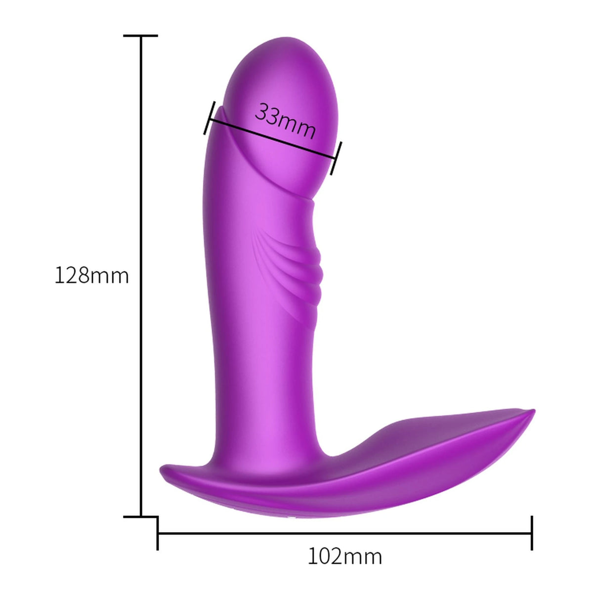 Stimulateur clitoridien Impact 7 fonctions – avec télécommande, rechargeable, violet | Favorites