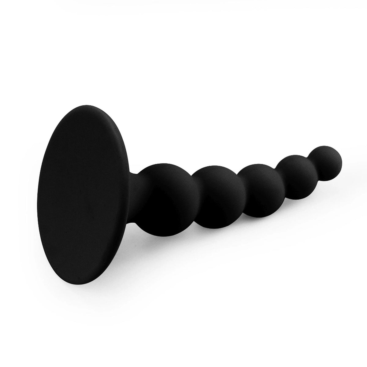 Plug anal Lure me Beaded 10 cm – vibrador, negro | Lovetoy