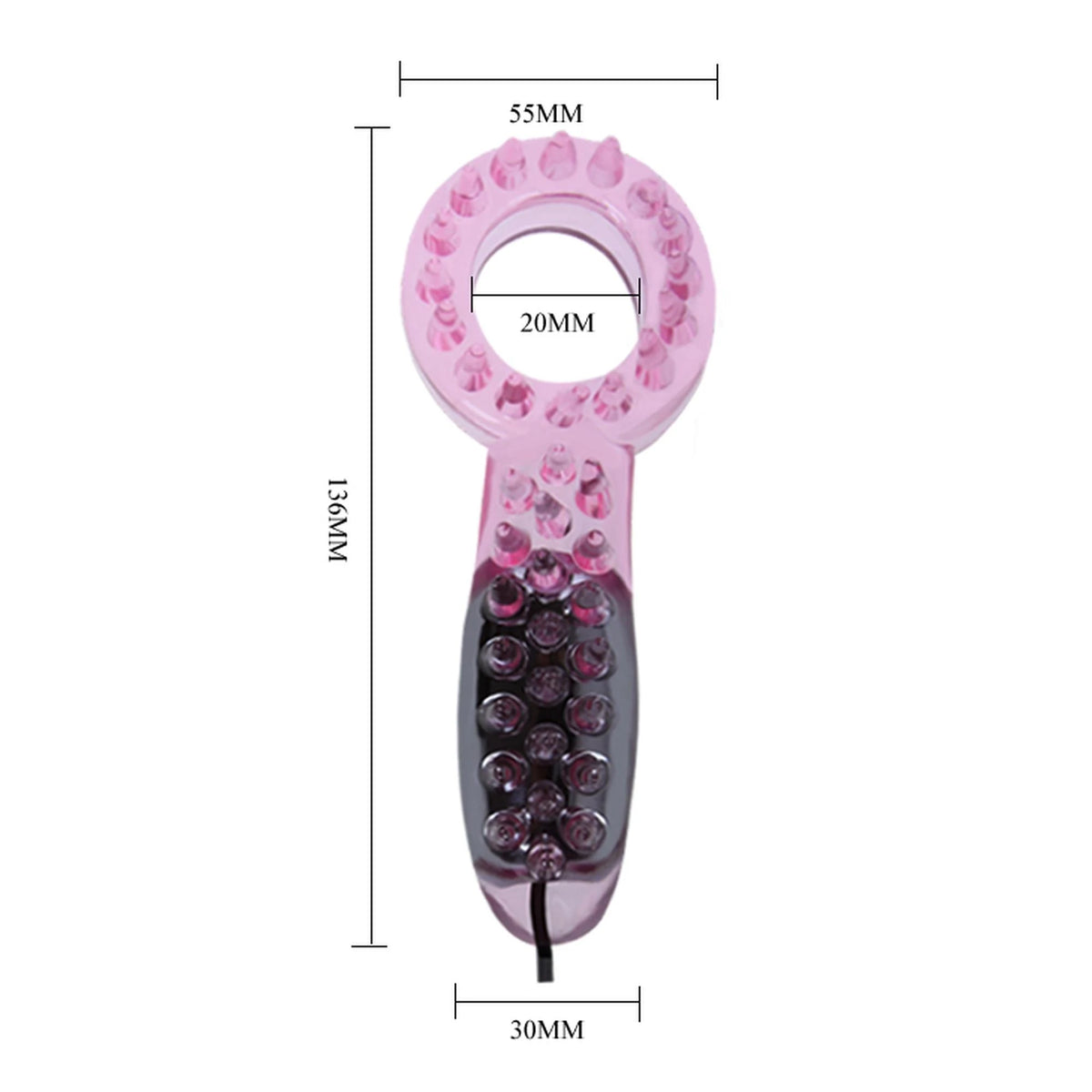 Anello fallico – con telecomando, vibrante BI-014053 | Baile