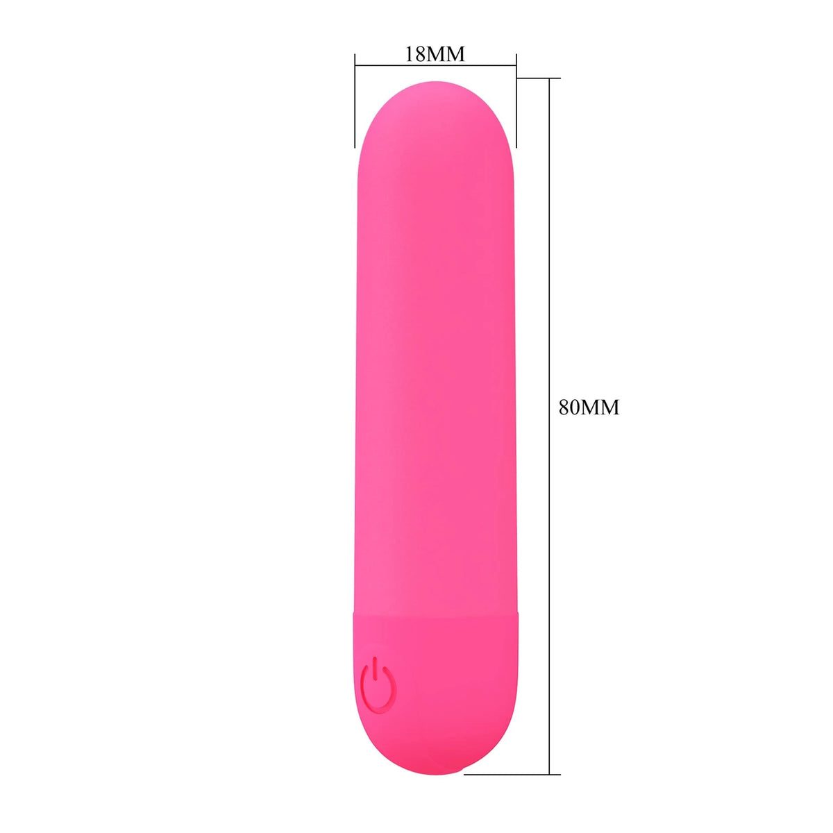 Mini vibratore Stefan 10 funzioni – ricaricabile, fucsia | Pretty Love