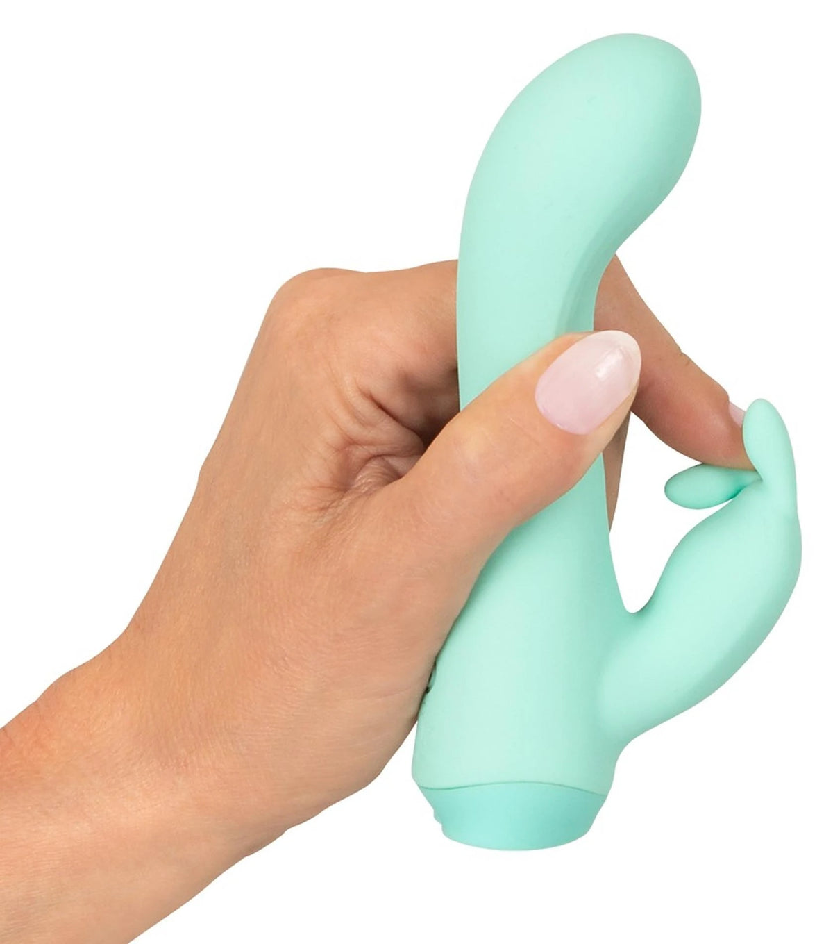Mini vibratore 13.6 cm – ricaricabile, verde | Cuties