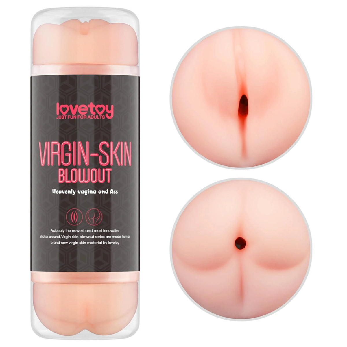 Maszturbátor Virgin Blowout Stroker 22 cm – vibrációs, testszínű 10-LV250017 | Lovetoy