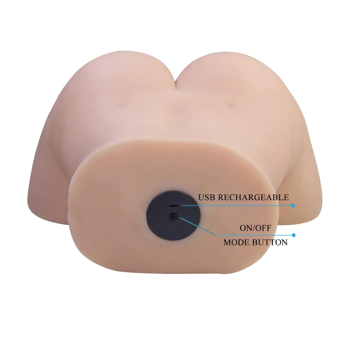 Masturbateur Liora – rechargeable, vibrant, nude | Crazy Bull