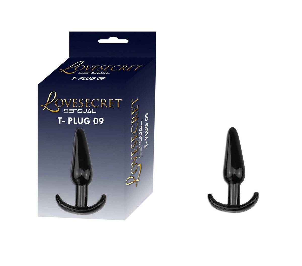 Plug anal Sensual – preto 20-LS18 | Lovesecret