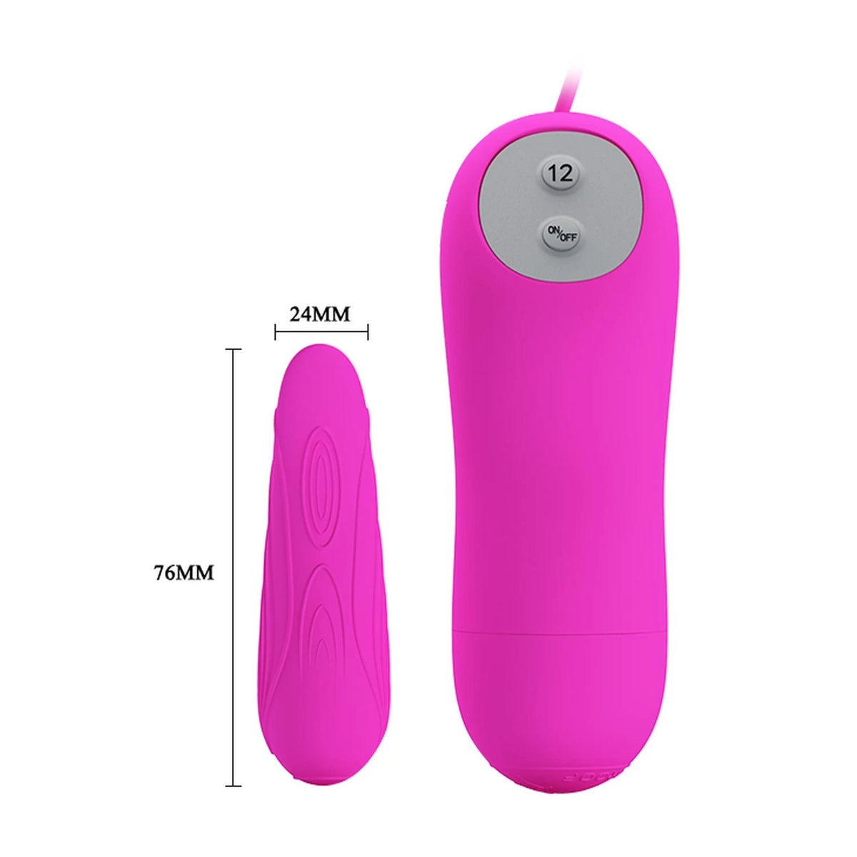 Mini vibrador Archer 12 funciones – con mando a distancia | Pretty Love