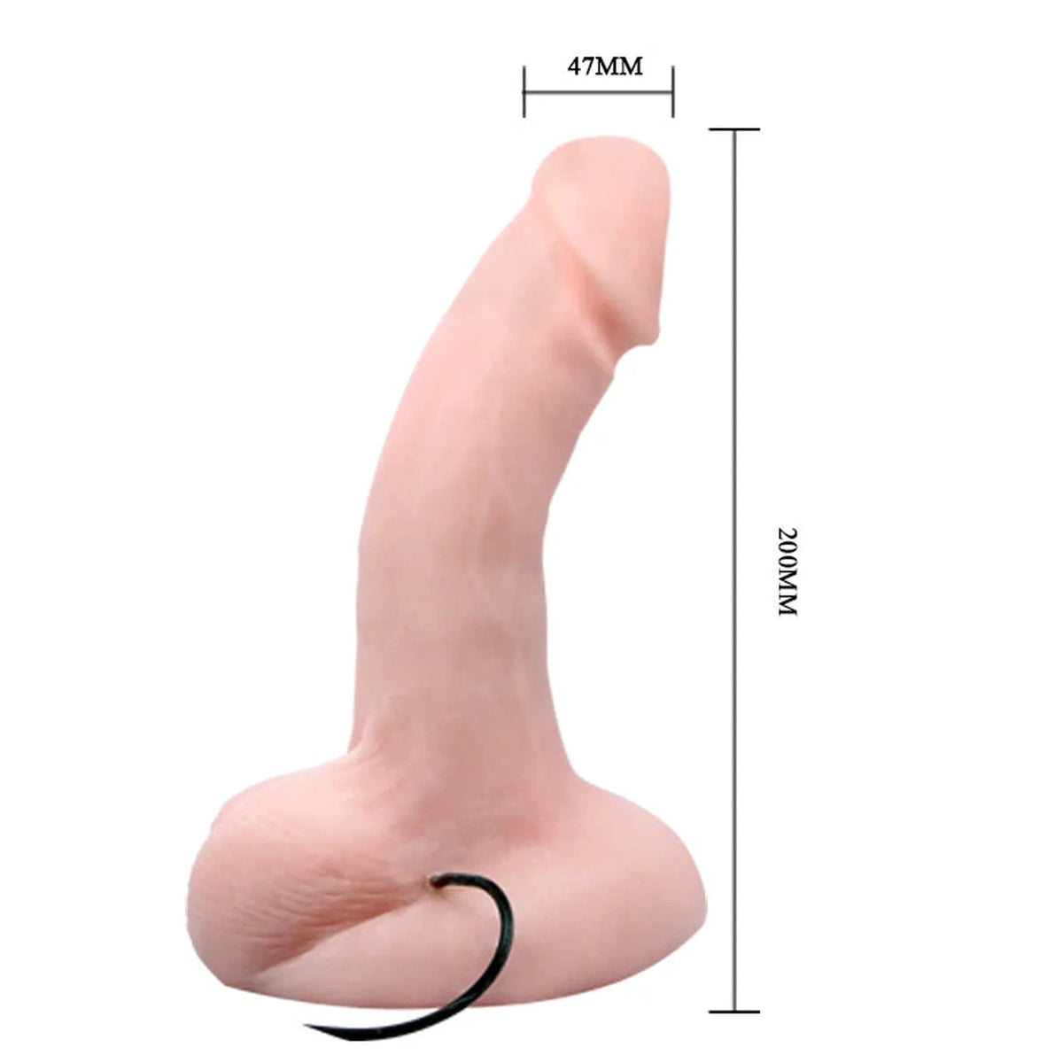 Vibromasseur réaliste Arbirariness – avec télécommande, nude | Baile