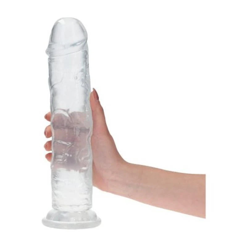 Dildo Emotion – con ventosa, trasparente | Real Rapture