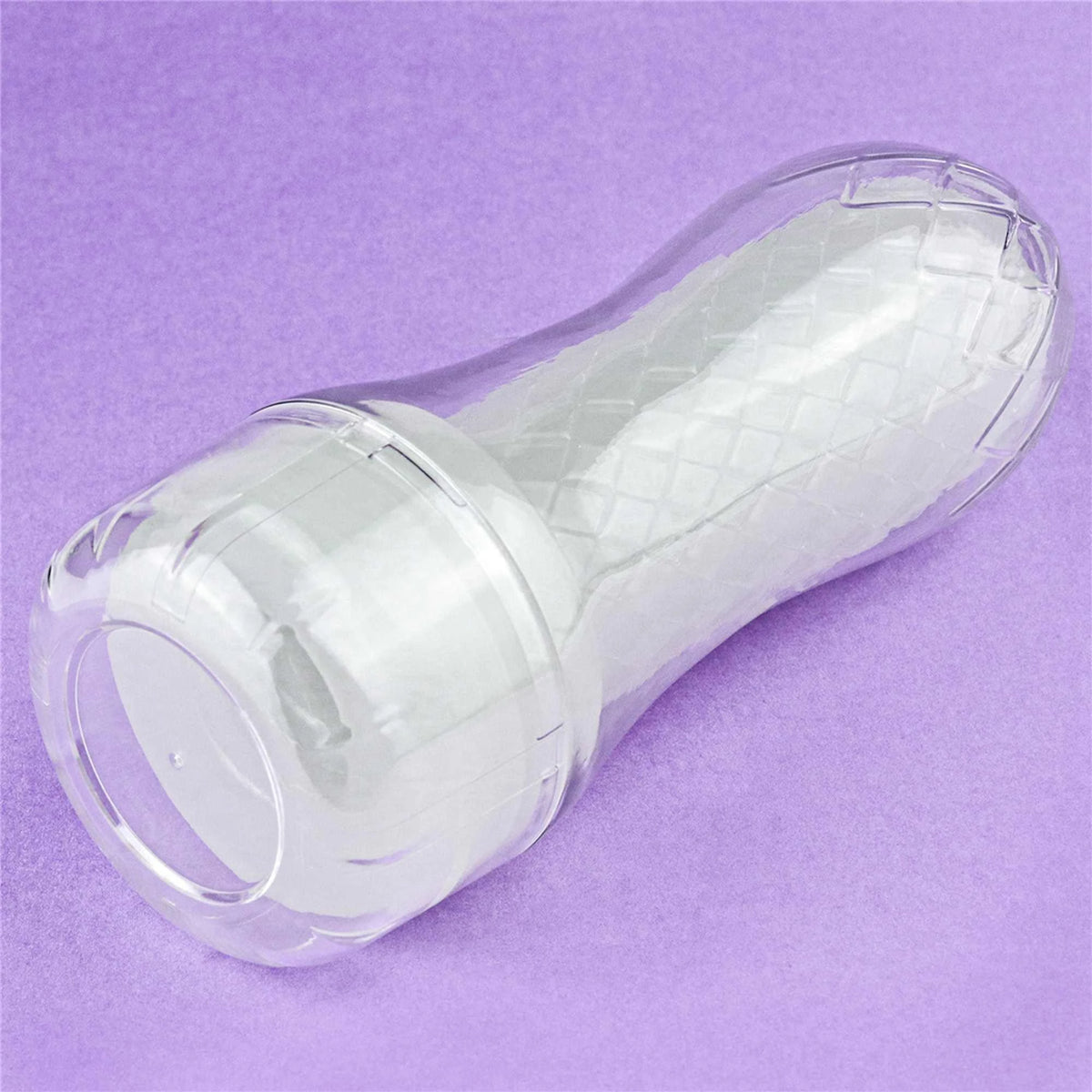 Maszturbátor Lumino Play Pocketed 20.5 cm – vibrációs, zsebméretű, átlátszó | Lovetoy