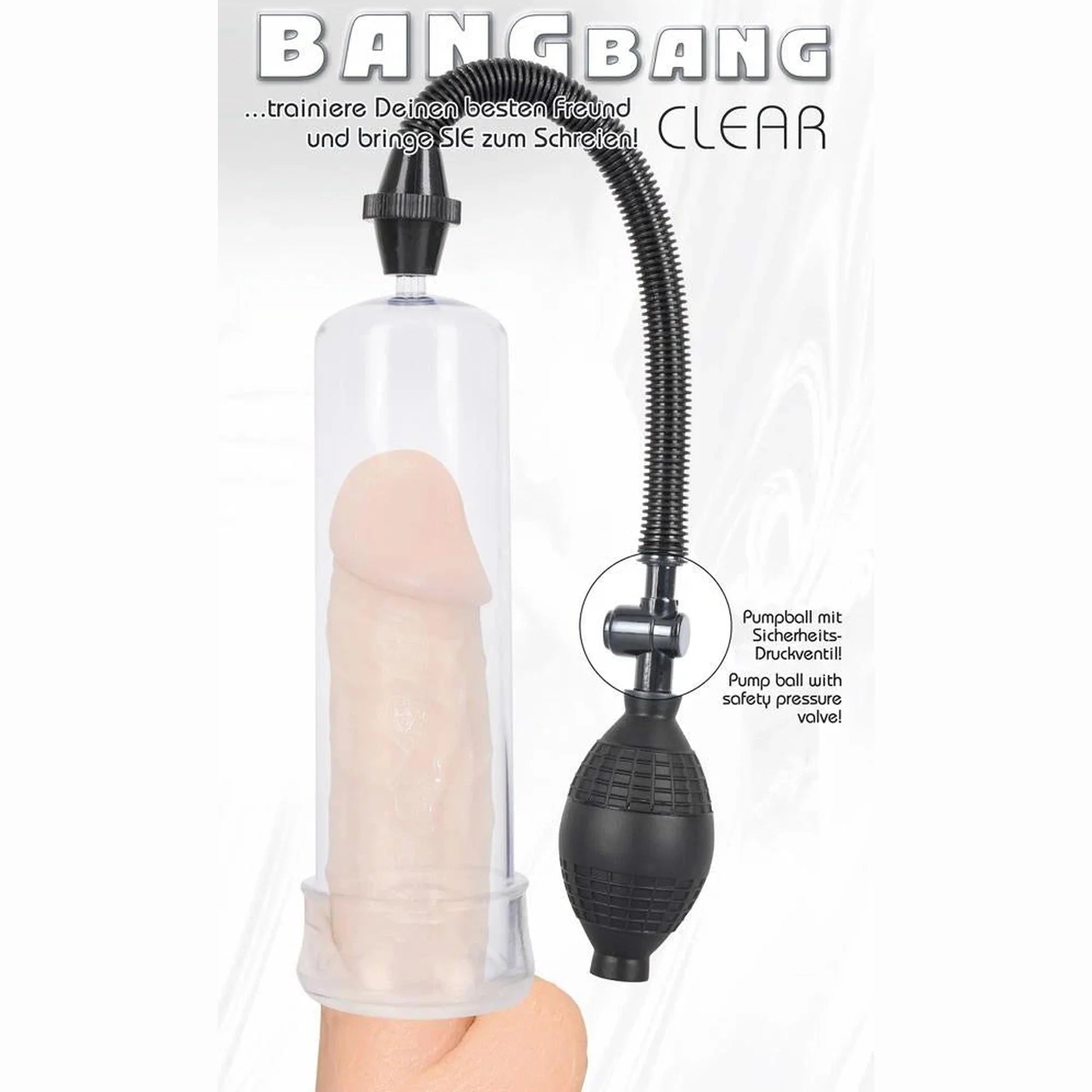 Bang Bang Pompe à pénis transparente