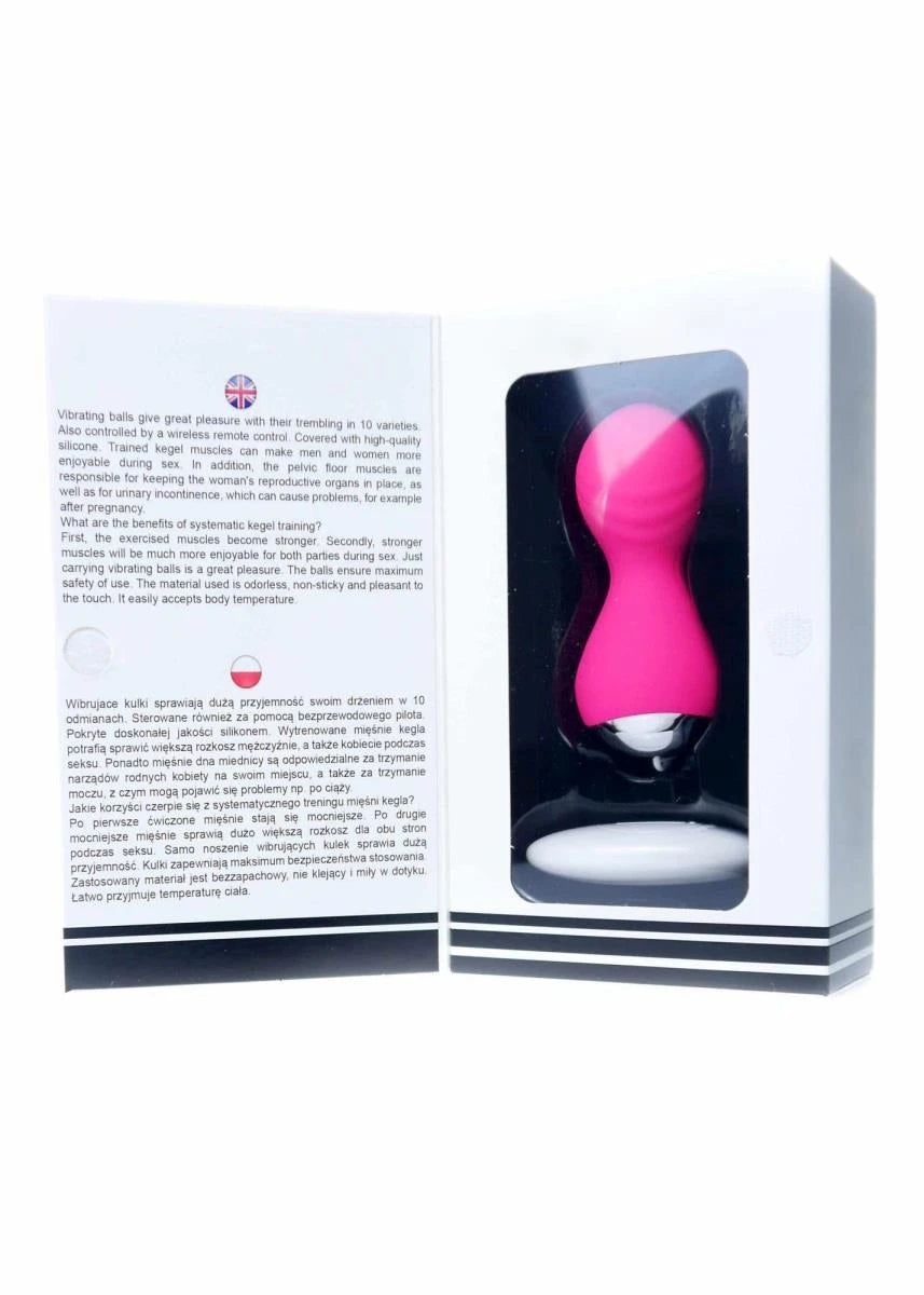 Palline vaginali 10 funzioni – con telecomando, ricaricabile, fucsia | Favorites