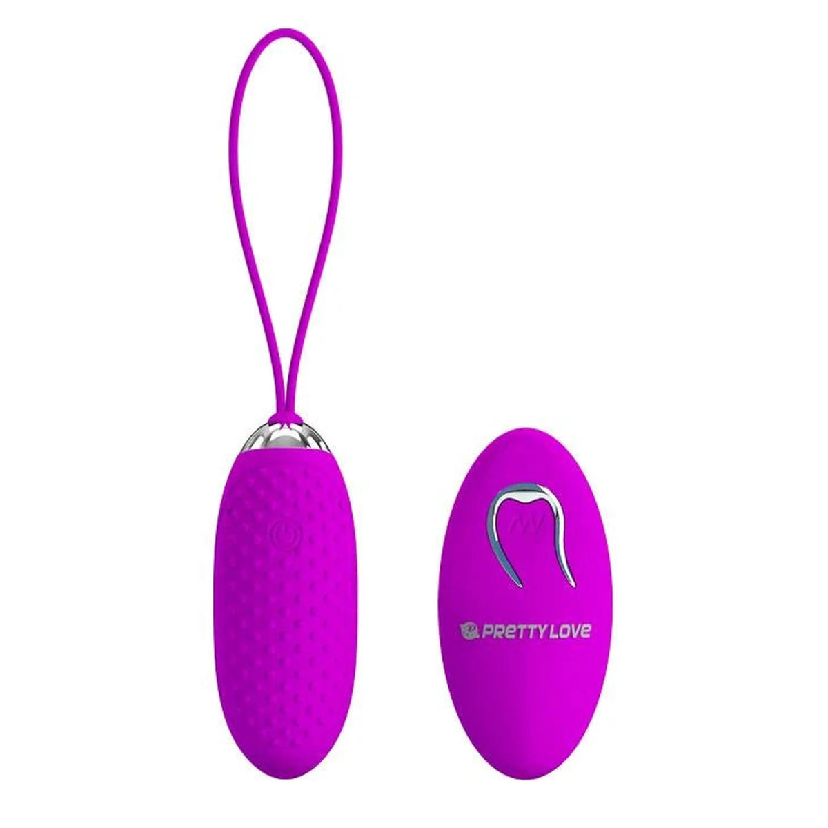 Ovetto vibrante Joanna 12 funzioni – con telecomando, ricaricabile, fucsia | Pretty Love