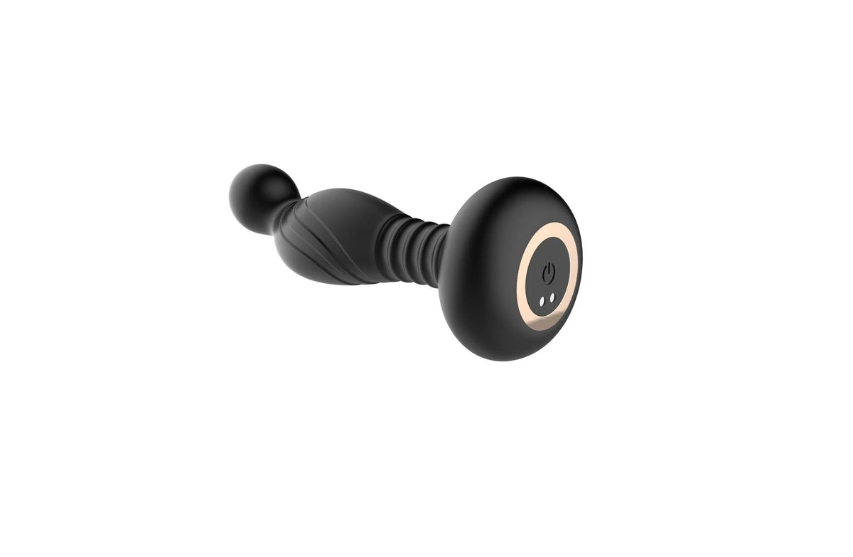 Prostate massager Striking 10 functions – remote control, rechargeable, black | Favorites