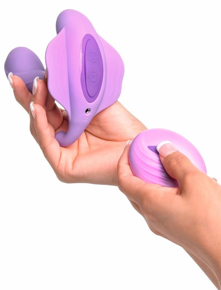 Vibromasseur point G Stimulate 20 fonctions – avec télécommande, rechargeable, violet | Fantasy For Her
