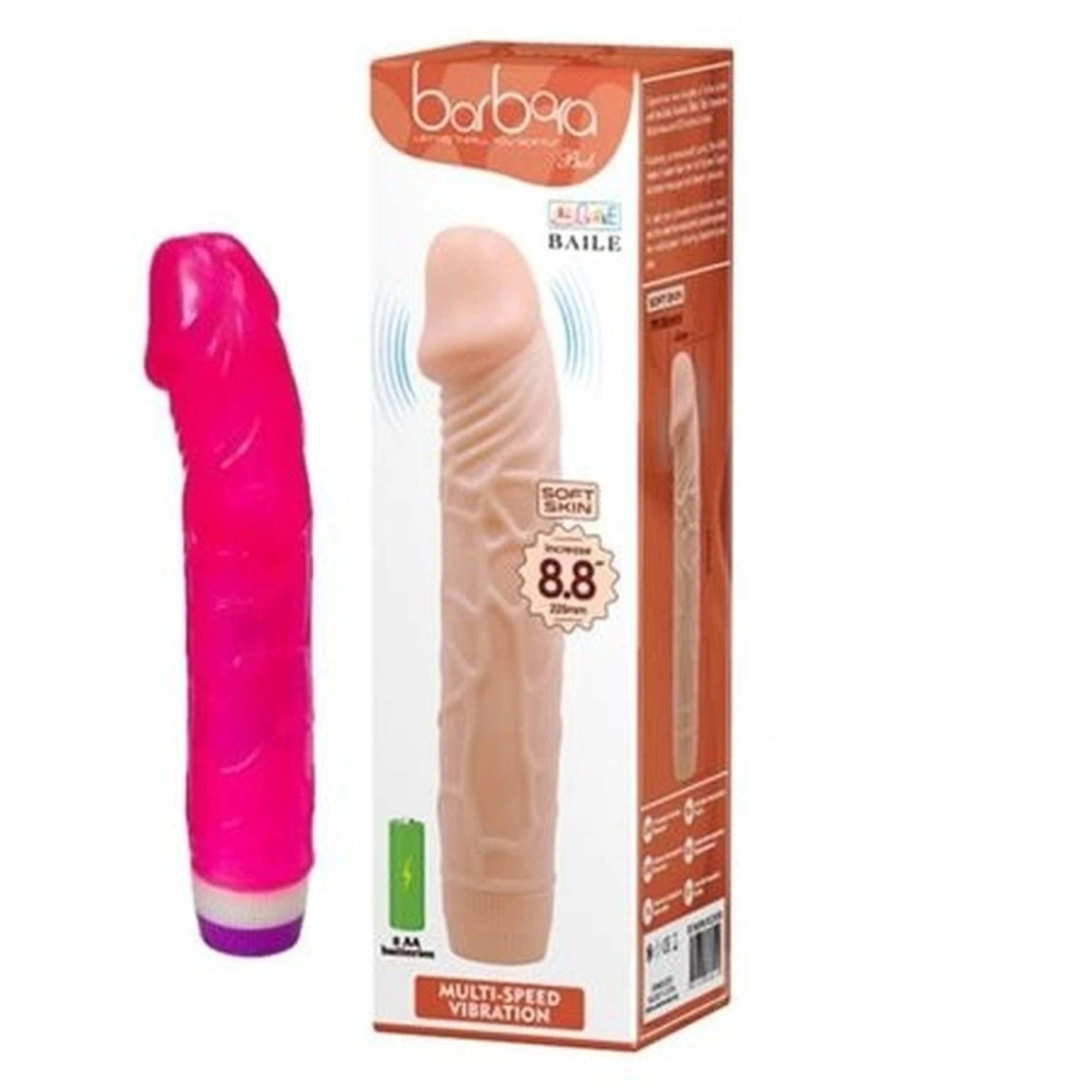 Barbara Classic Jelly Vibe Rouge 23 cm.