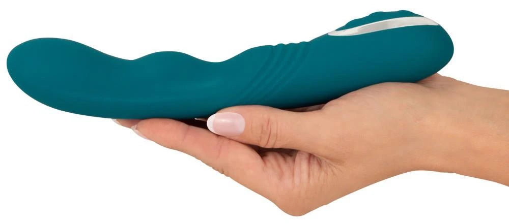 Vibratore punto G 10 funzioni – ricaricabile, rotante, verde | Sweet Smile