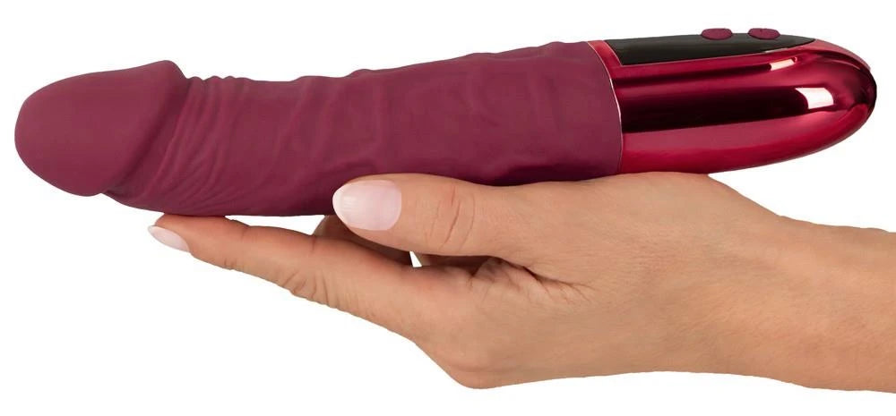 Vibromasseur réaliste Varelo 12 fonctions – rechargeable, rouge | beau coeur