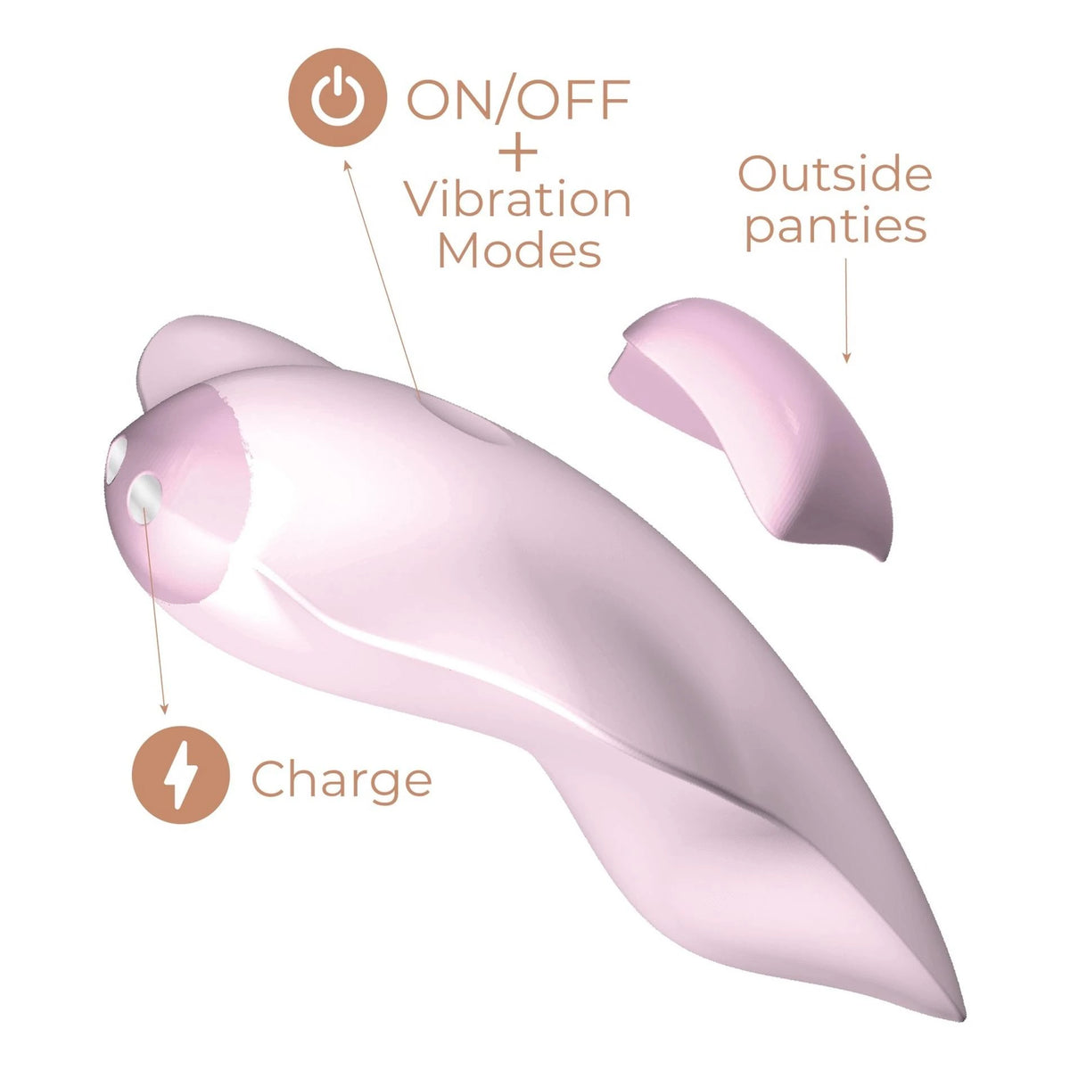Vibratore speciale AD.Temptation – controllo da app, ricaricabile | Adrien Lastic