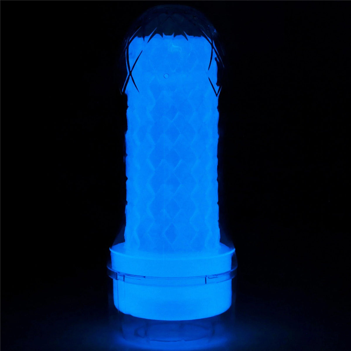 Maszturbátor Lumino Play Pocketed 20.5 cm – vibrációs, zsebméretű, átlátszó | Lovetoy