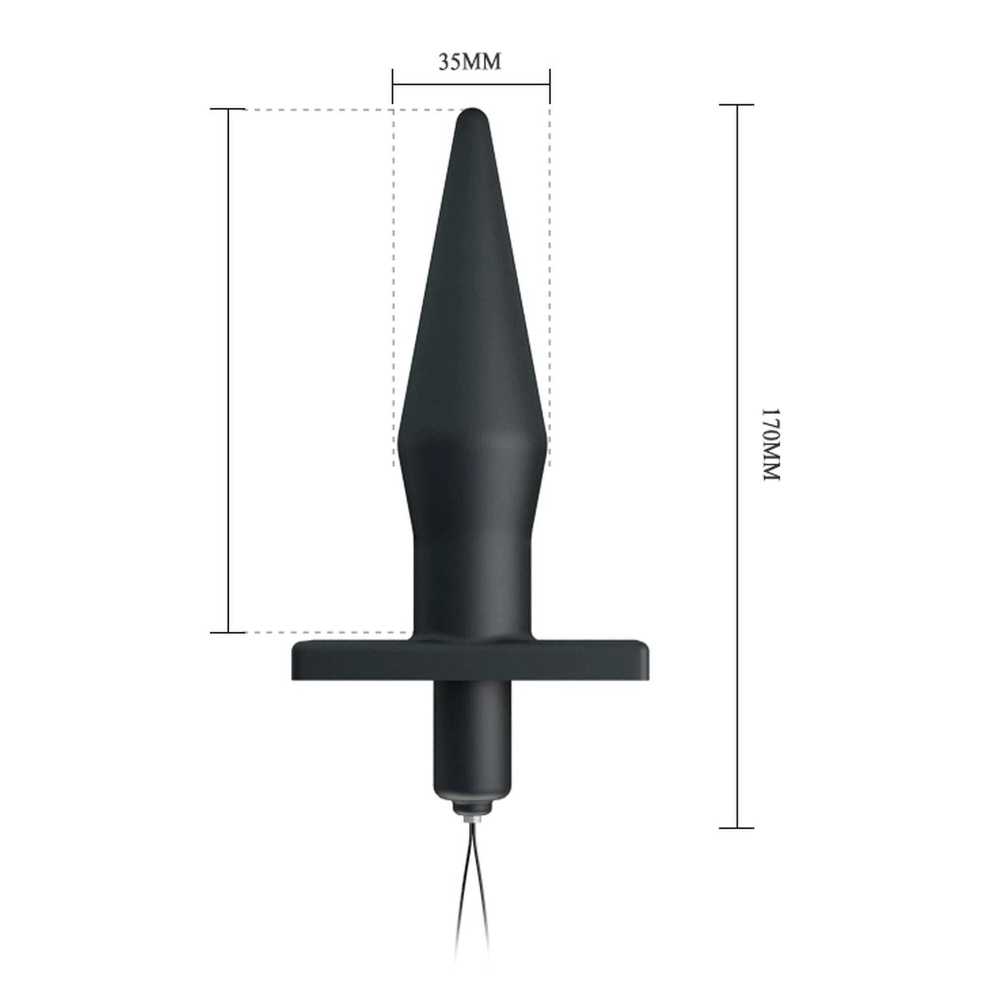 BAILE - BUTT PLUG, 20 fonctions de vibration Télécommande sans fil