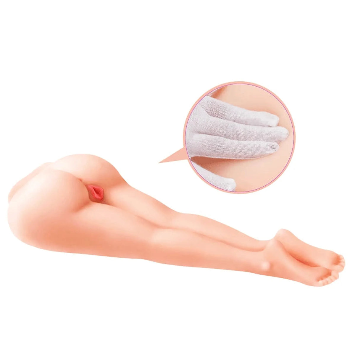 Masturbador – vibrador, nude BM-009129 | Crazy Bull