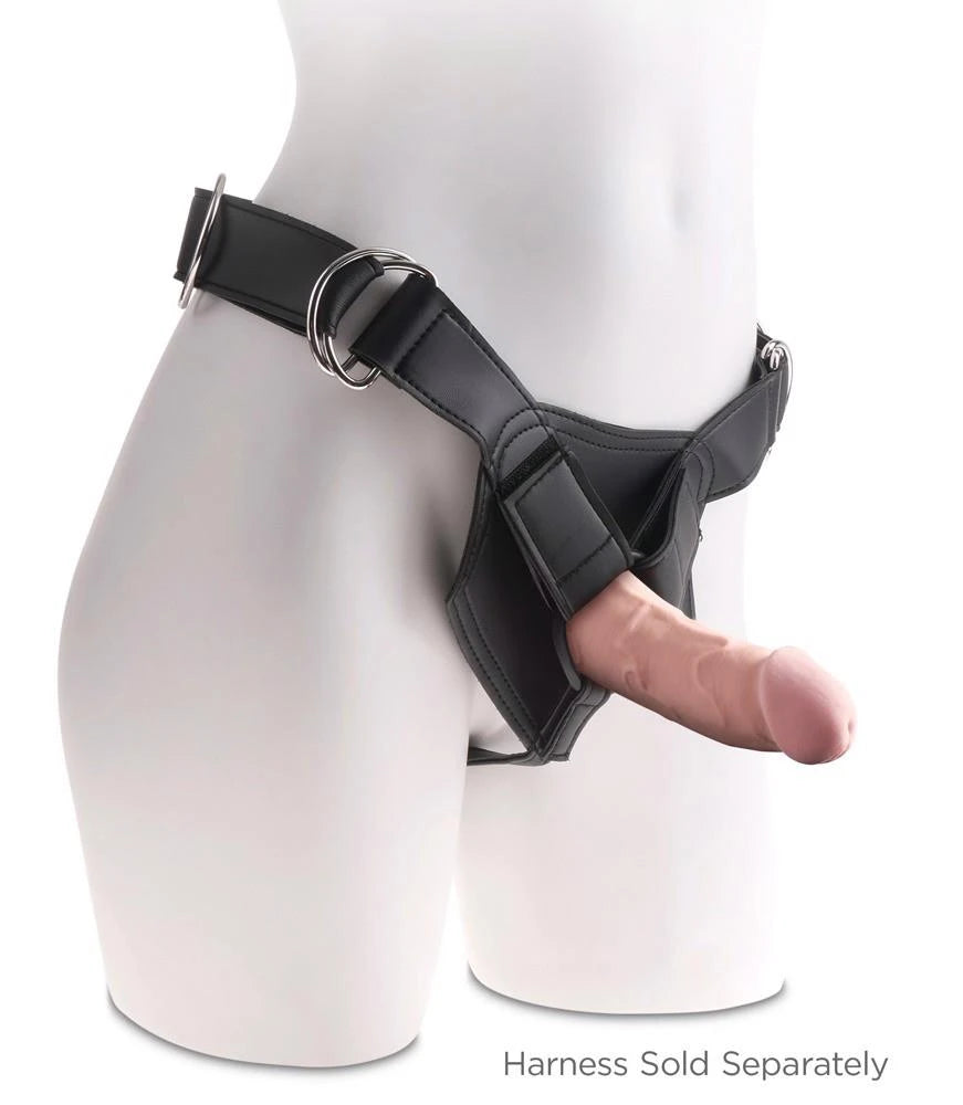 Dildo realistico KCP 6 Triple Density – con ventosa, in cyberskin | King Cock Plus