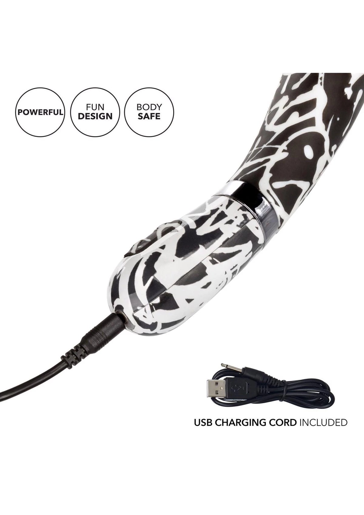 Wand-Massagegerät Hype 10 Funktionen – wiederaufladbar, mehrfarbig 30-13581-X-MULTICOLOR | Calexotics