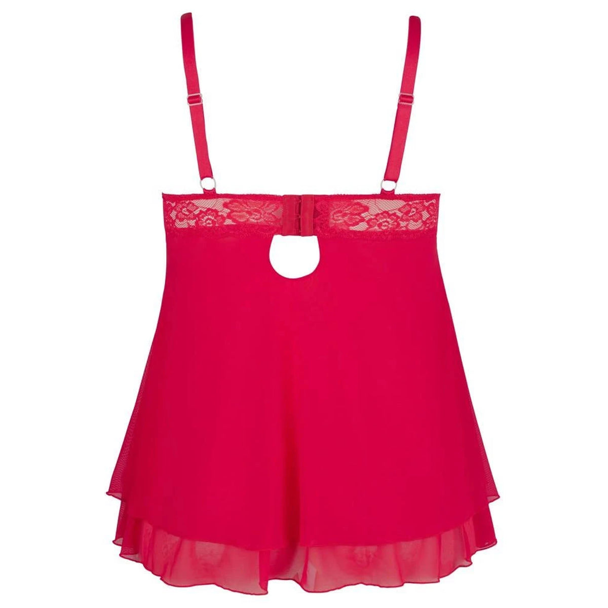 Nuisette – en dentelle, rouge | Cottelli CURVES