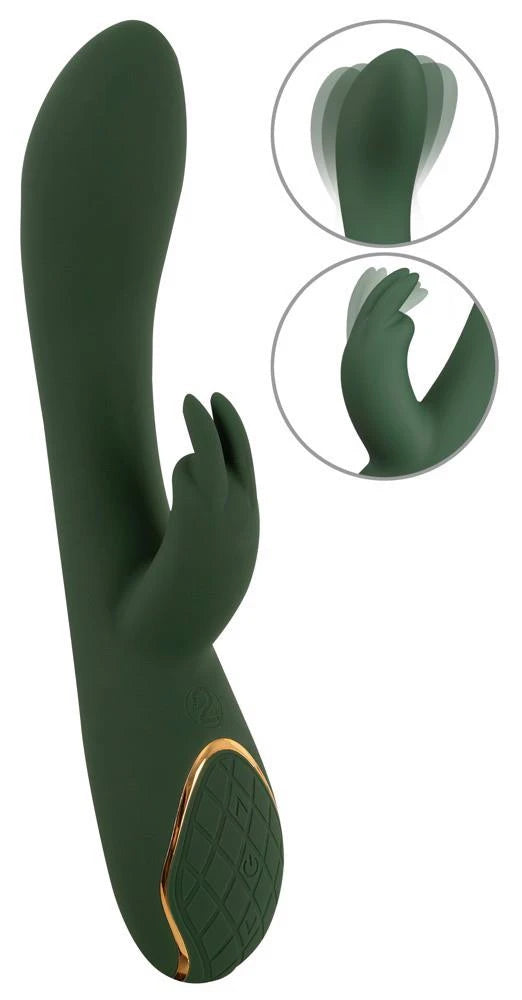 Rabbit-Vibrator Luxurious 10 Funktionen – wiederaufladbar, grün | Emerald Love