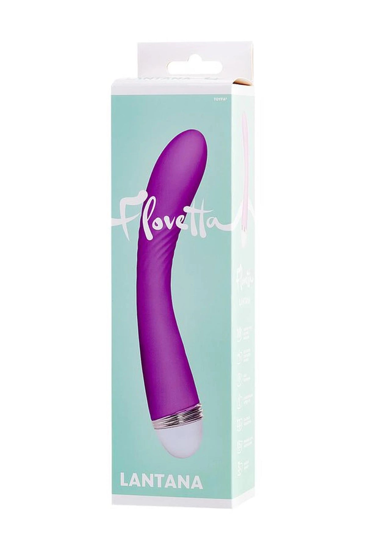 Vibromasseur point G Toyfa Lantana 10 fonctions – rechargeable, violet | Flovetta