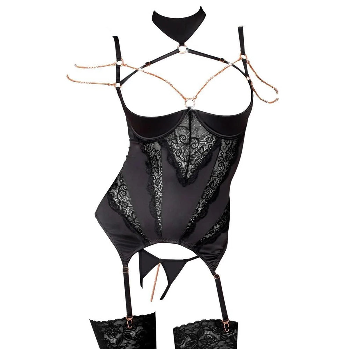 Corset Basque – black 26329181231 | Abierta Fina
