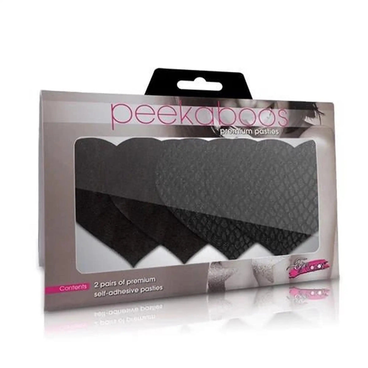 Capo fetish Pasties Hearts – nero | Peekaboo
