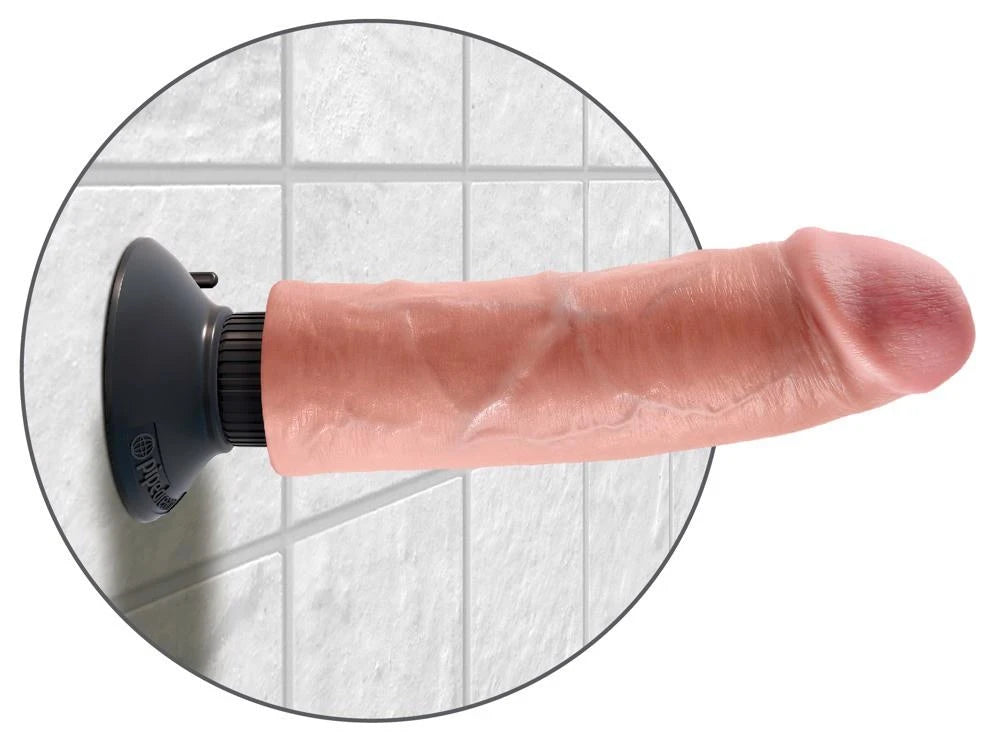 Vibratore realistico 25 cm – in cyberskin, nude | King Cock