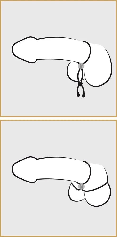 Anillo para el pene Loop – negro | Bad Kitty