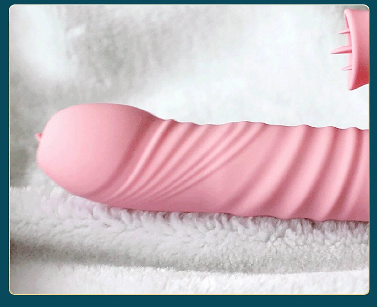 Clitoral stimulator Fanny 20 functions – rechargeable, heating, pink | Favorites