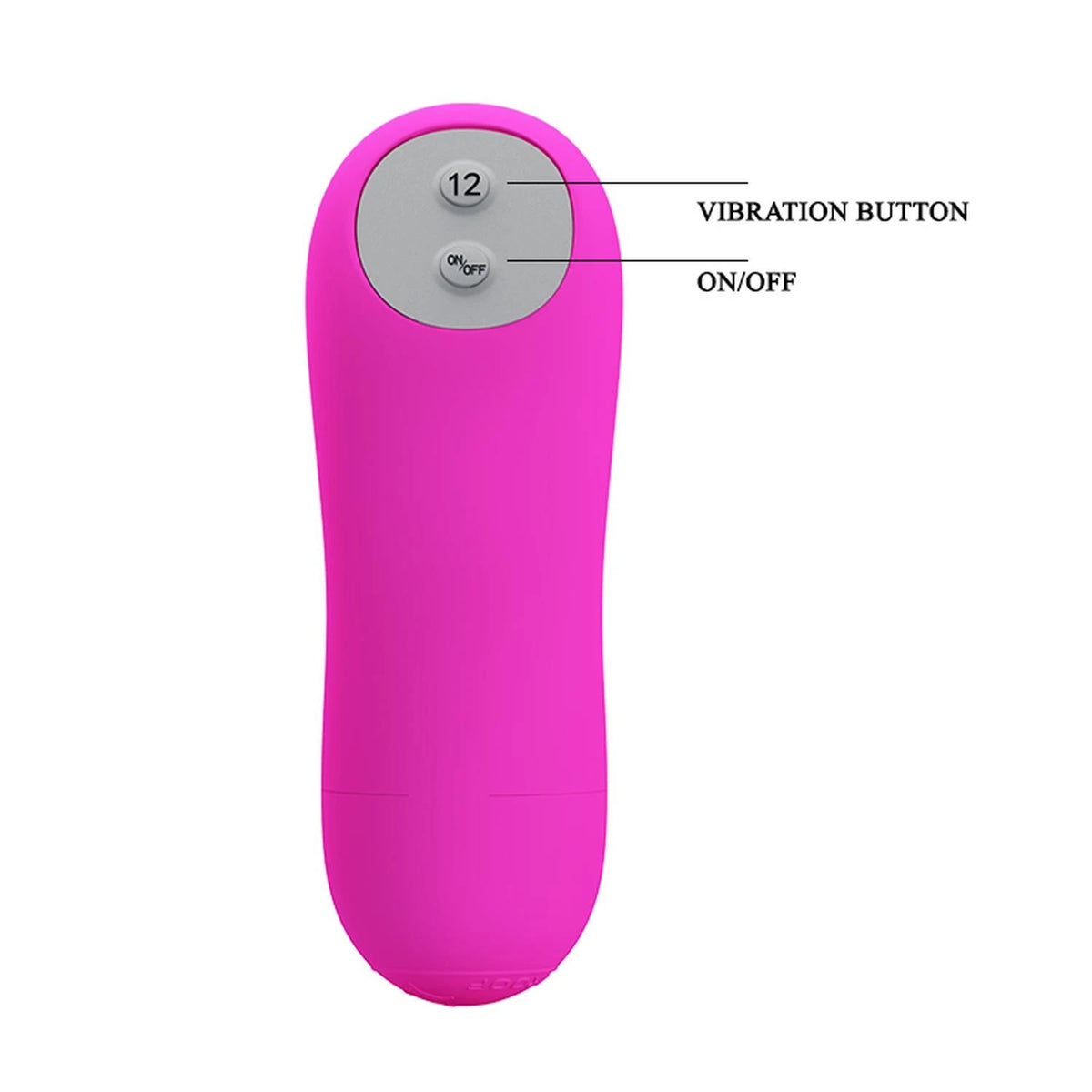 Mini vibrador Archer 12 funciones – con mando a distancia | Pretty Love
