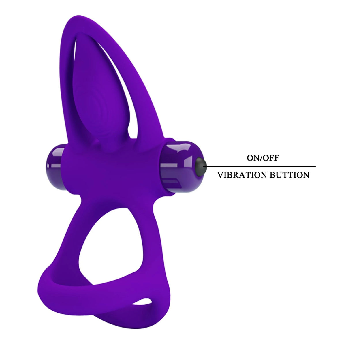 Anello fallico 10 funzioni – vibrante BI-210306 | Pretty Love