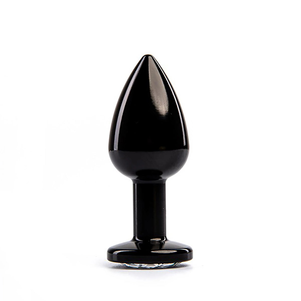 Plug anale – con gioiello, nero 94-FT001035 | Fantasy