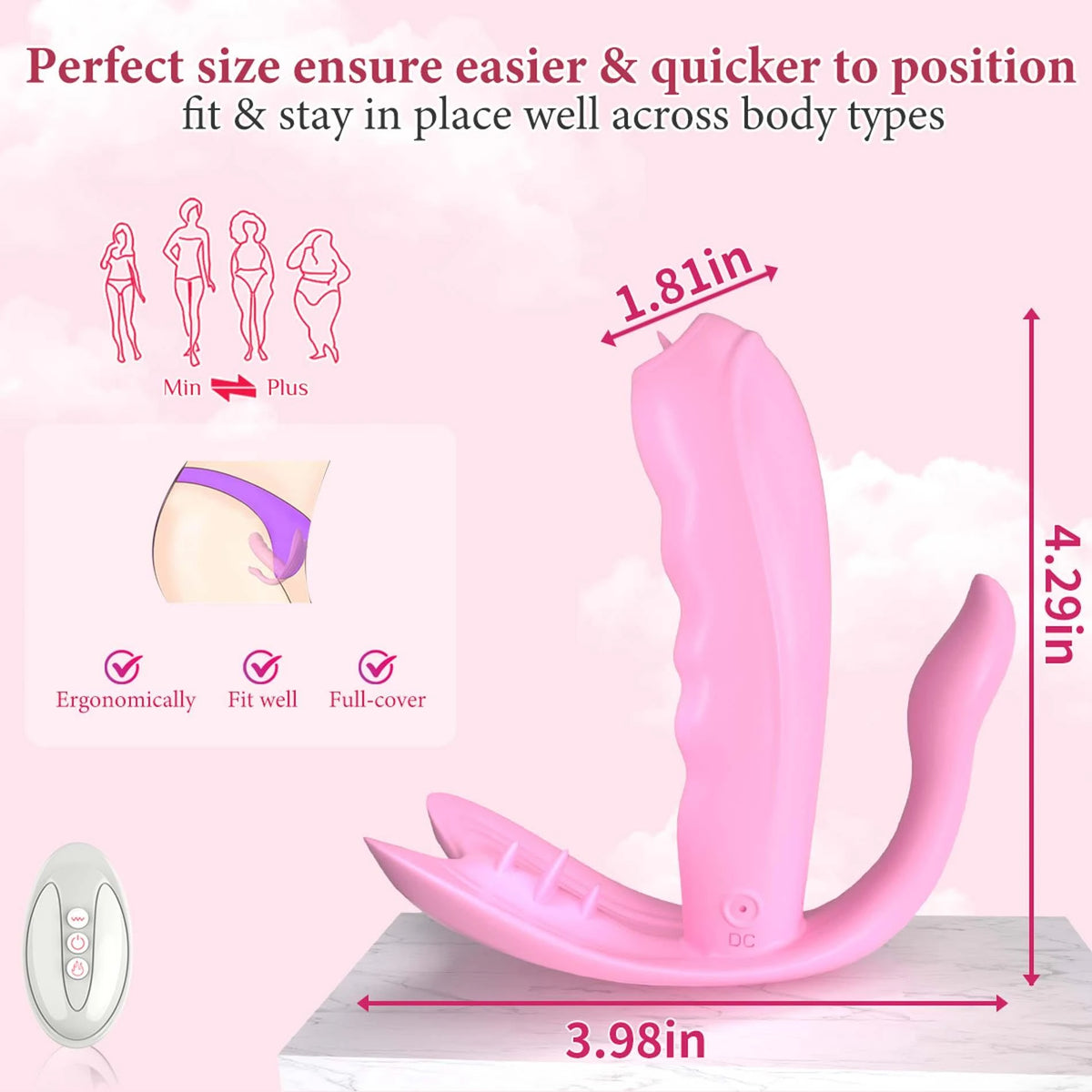 Spezial-Vibrator 7 Funktionen – App-gesteuert, wiederaufladbar, rosa | Favorites