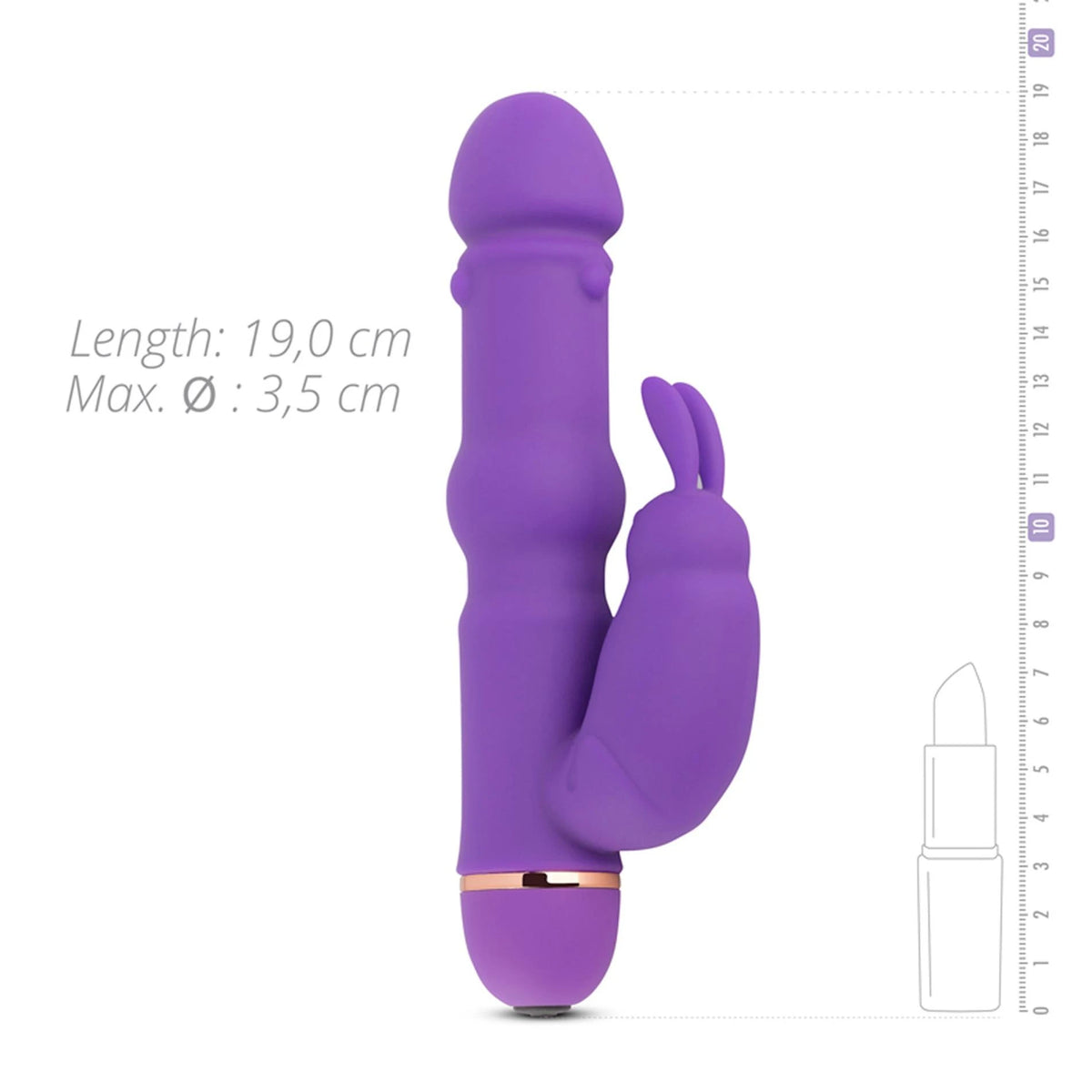 Vibratore rabbit 20 funzioni – viola | Teazers