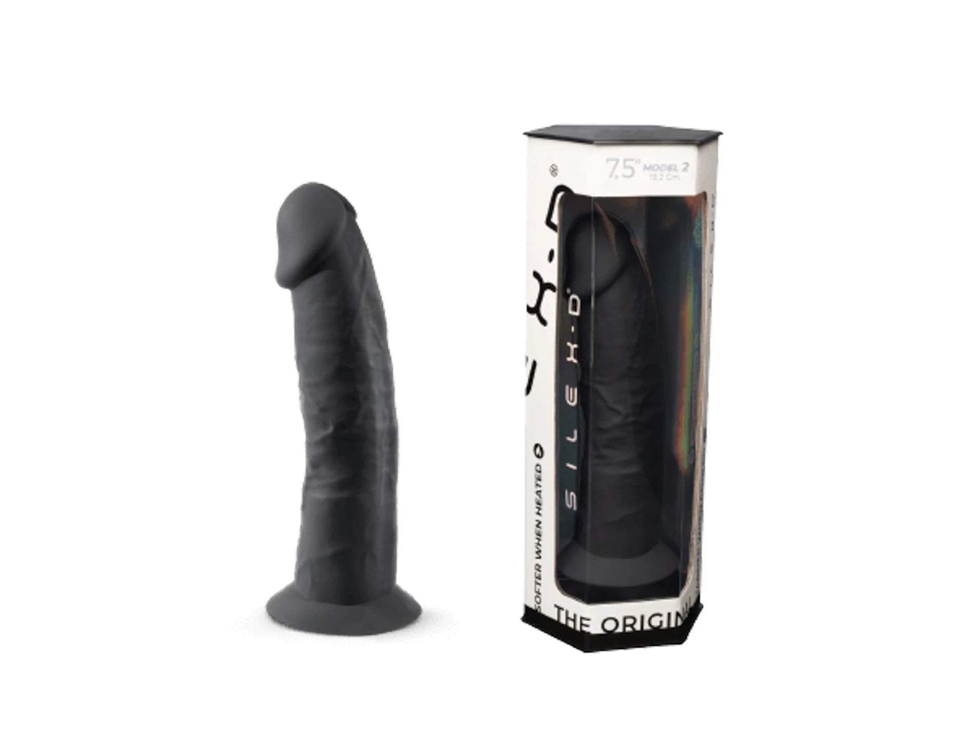 Dildo-S.D Modèle 2 ( 7.5"" ) BOÎTE NOIRE