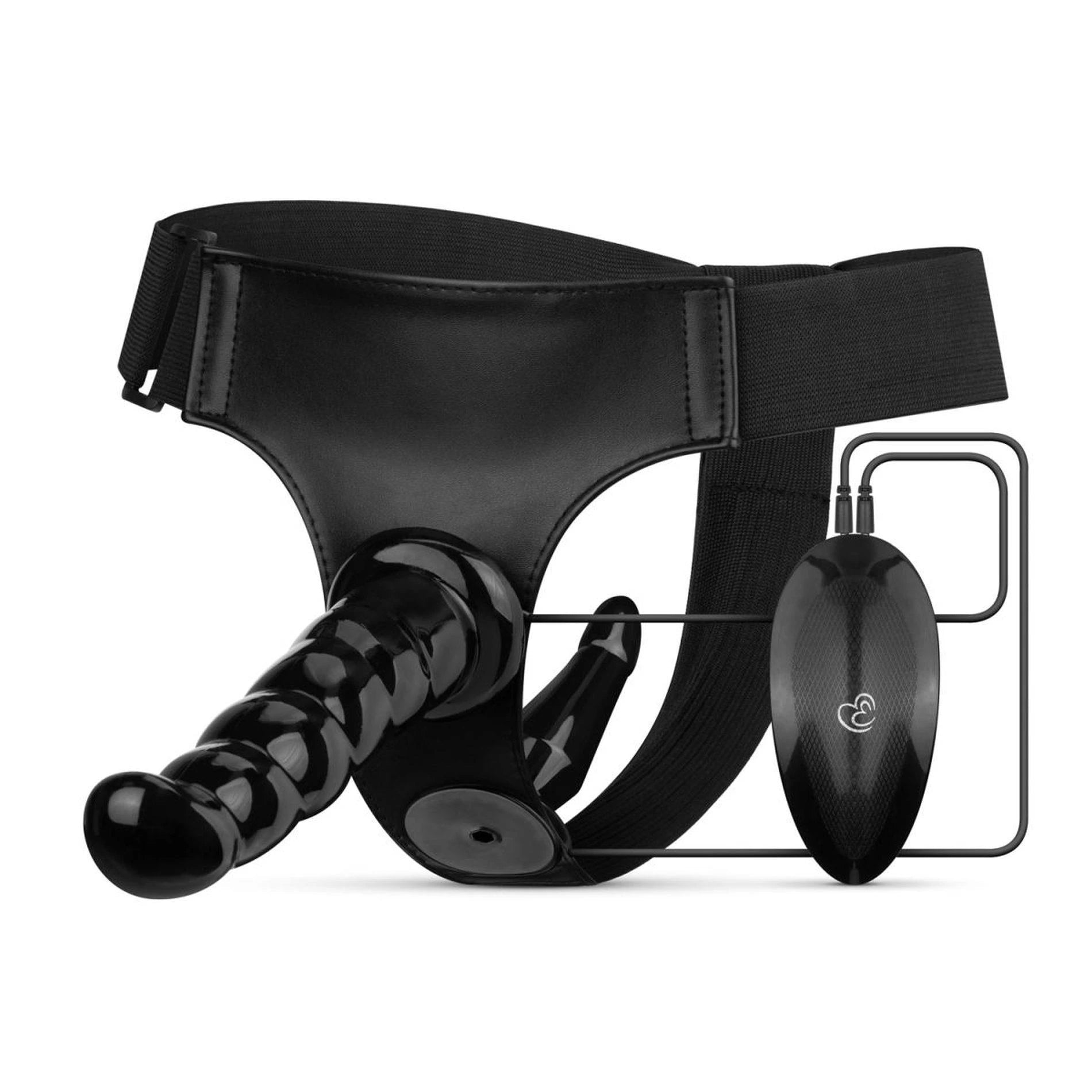 Collection Fétichiste - Kit Strap-On Vibrant - Noir