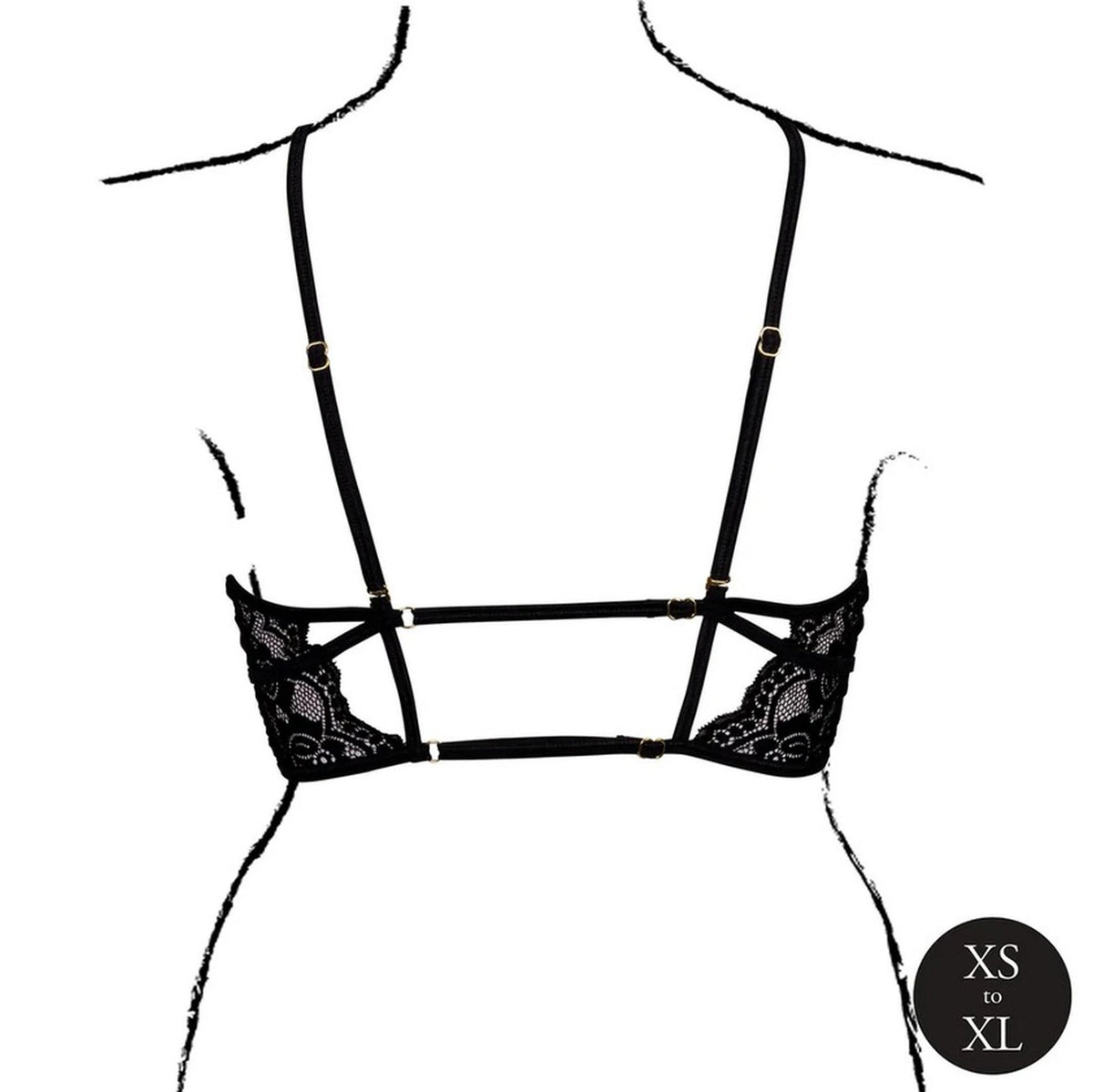 Completino Triangle Sliders – nero | Le Désir