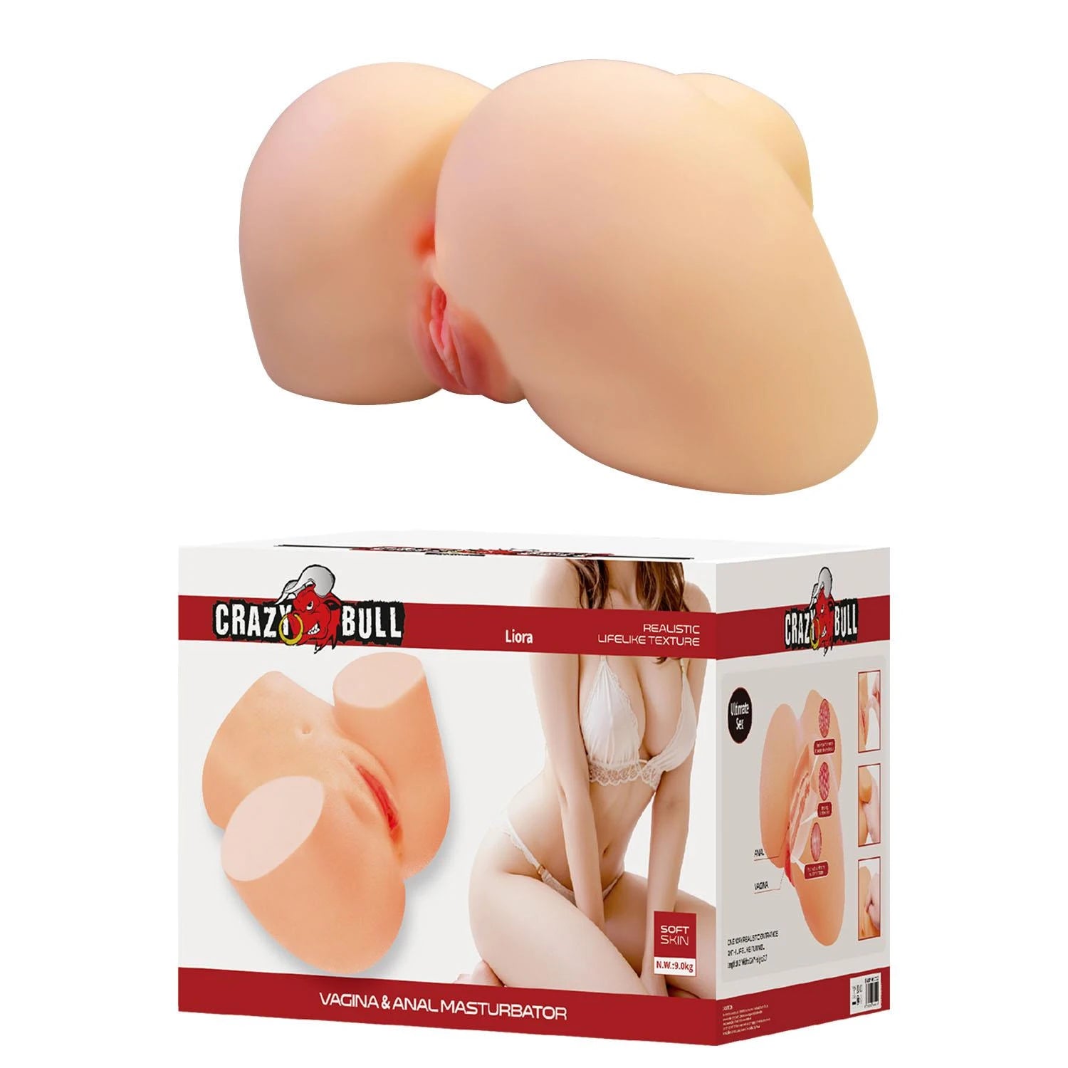 Crazy Bull Liora Masturbateur Vaginal et Anal – Peau