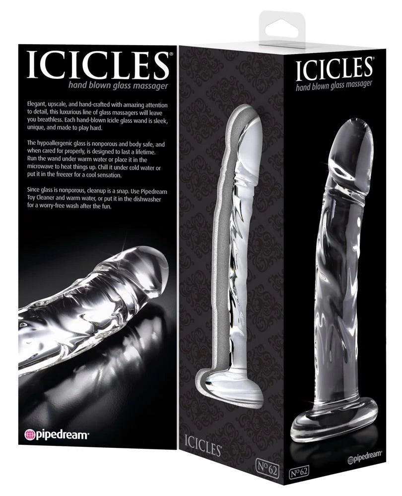Dildo No 62 18 cm – trasparente | Icicles