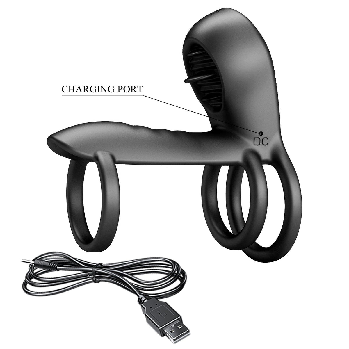 Guaina per il pene Sling Jammy 12 licking Memory 12 funzioni – cava, ricaricabile | Pretty Love