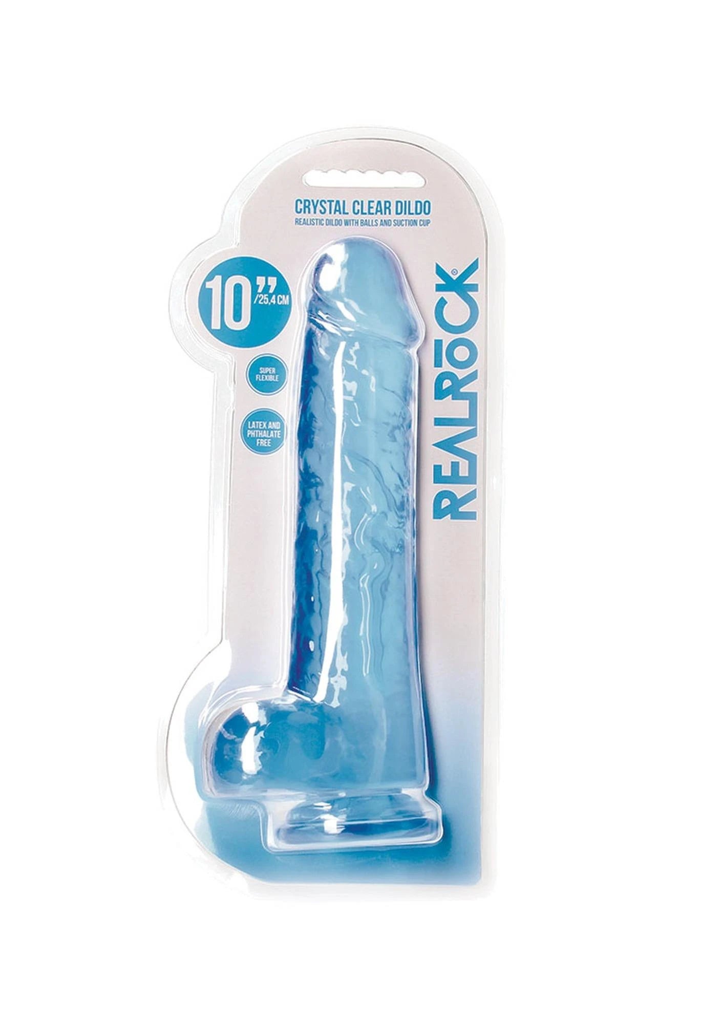 Realistic Dildo with Balls - 10 / 25,4 cm
