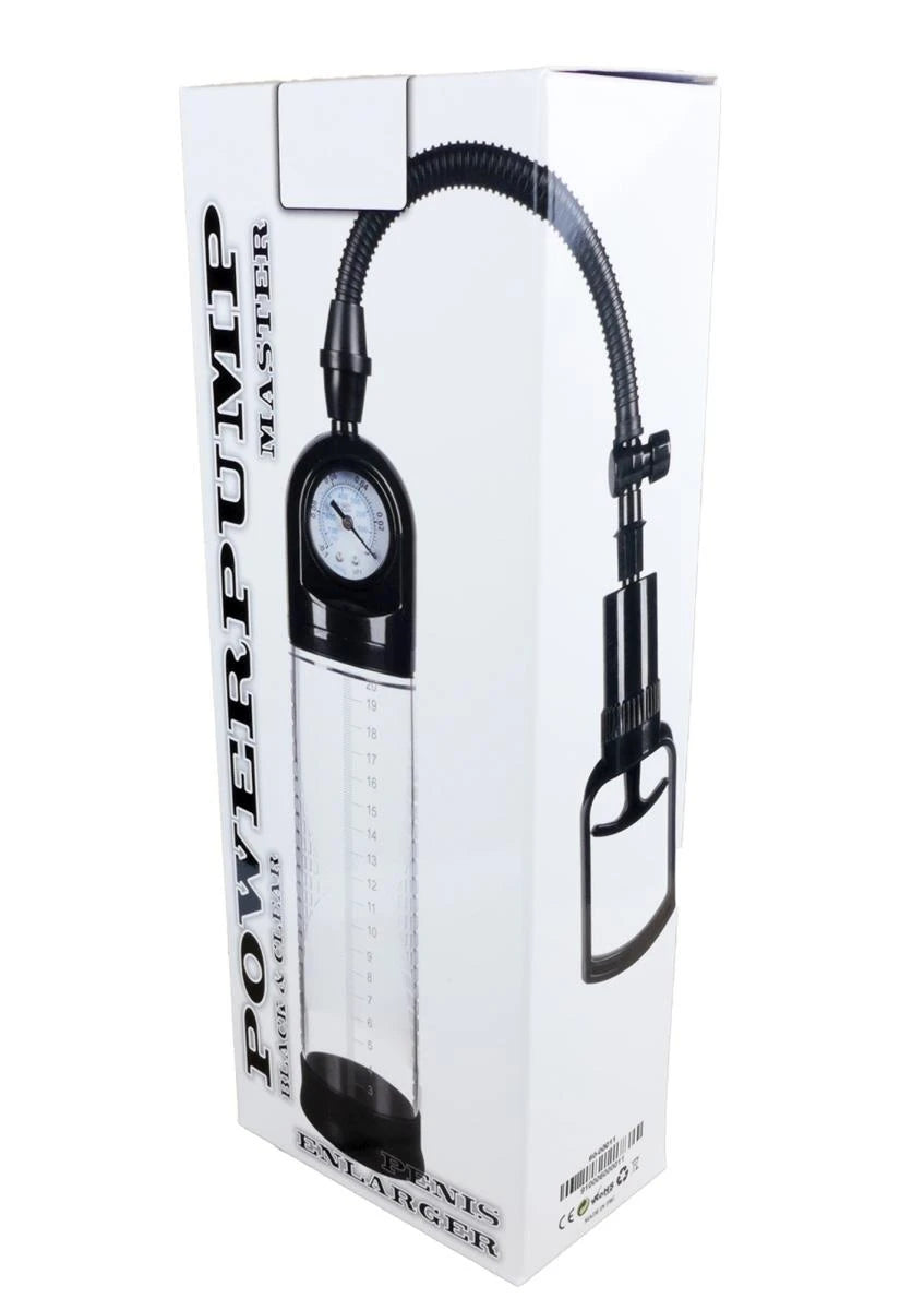 Pompa per il pene Powerpump Master Black&Clear – nera 60-00011 | Favorites
