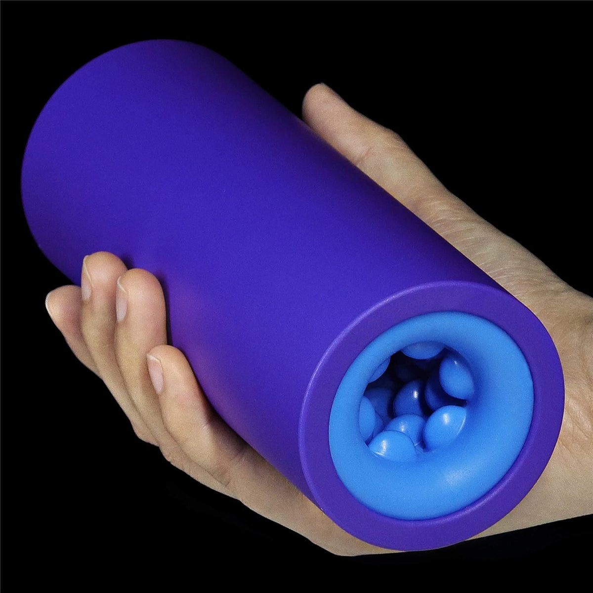 Masturbatore Sensual Discreet Blow Job 19 cm – vibrante, blu | Lovetoy