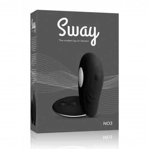 Clitoral stimulator No 3 – remote control, rechargeable, black | Sway Vibes