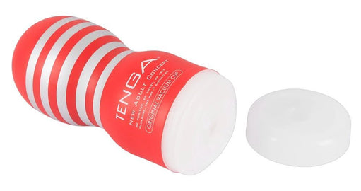 Masturbador Vacuum 15.6 cm – branco | TENGA